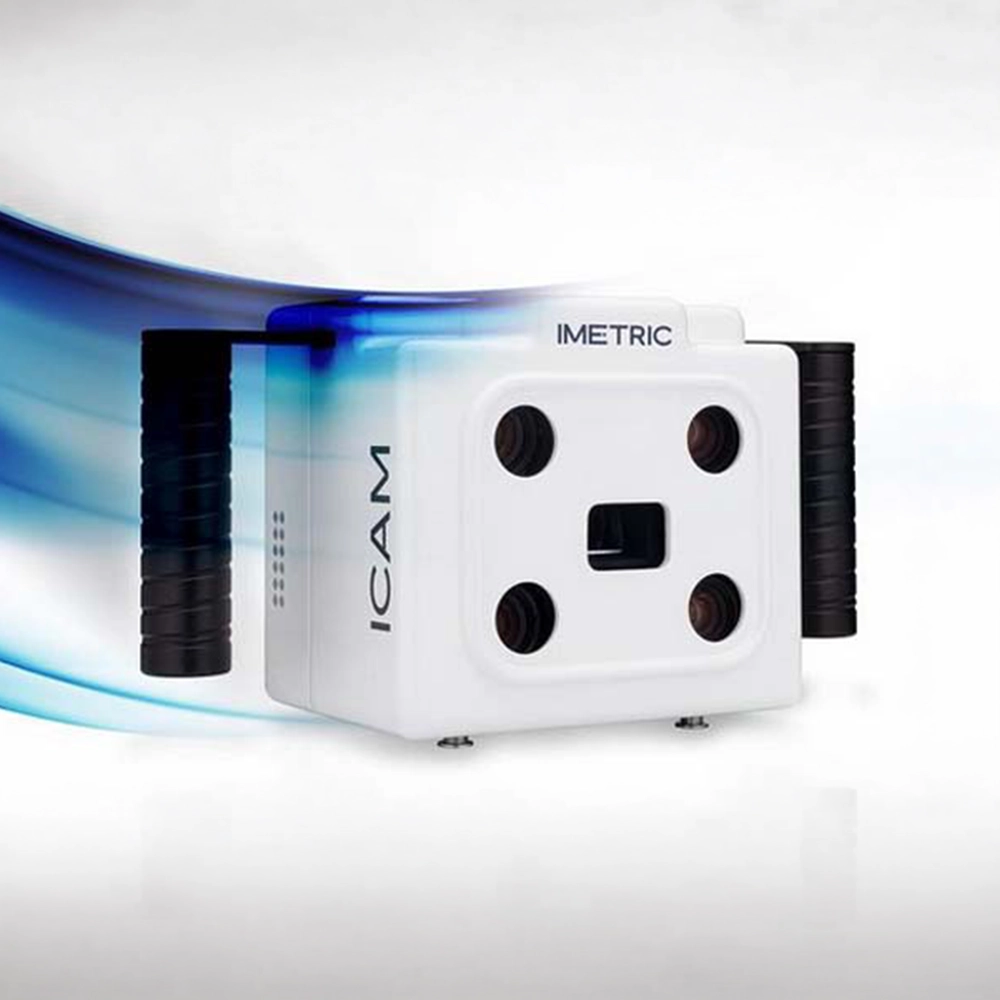 Intraoral photogrammetry device used at Dentgroup International for precise full-arch implant positioning